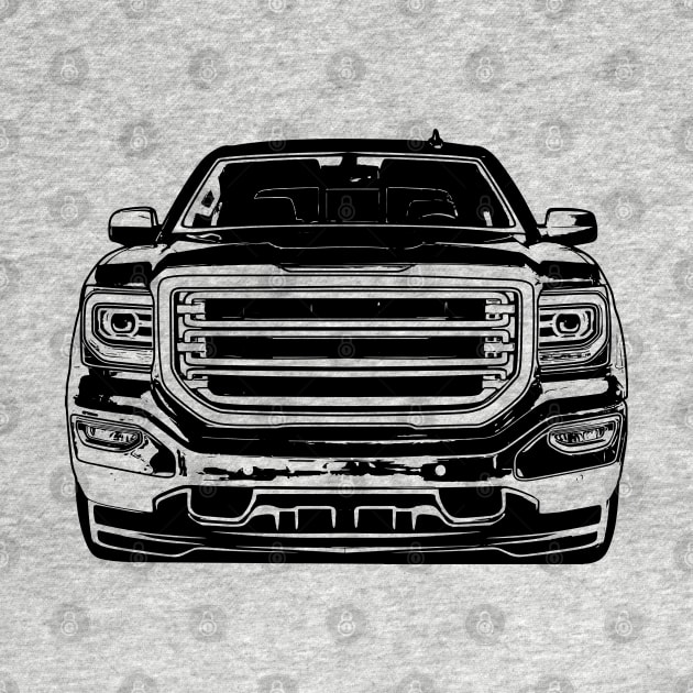 Sierra 1500 SLT Sketch Art by DemangDesign